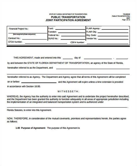 Risk Participation Agreement Template